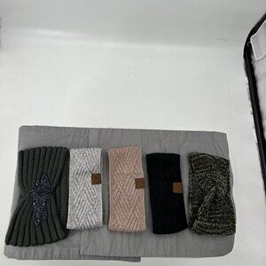 5 Headbands One size